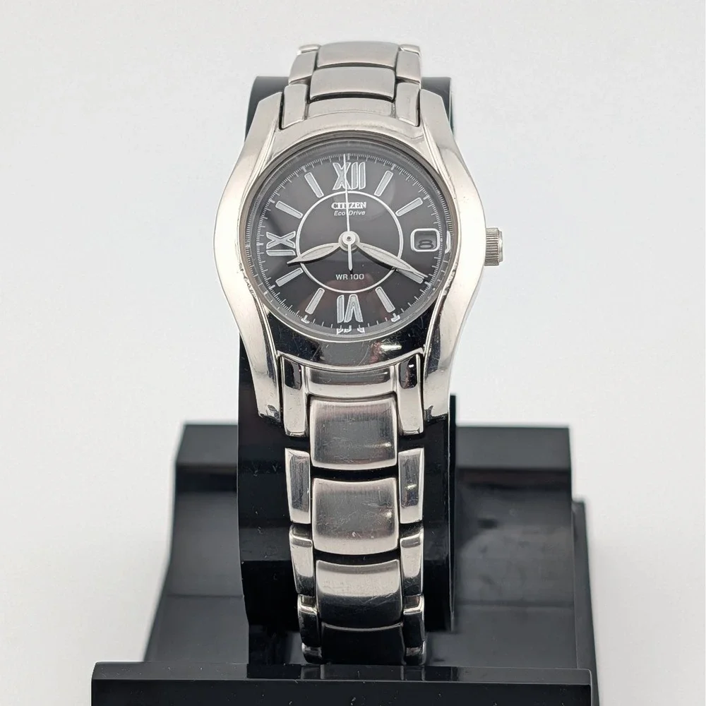 Citizen Eco-Drive Espresso Brown‎ Dial WR100 Watch E011-S015502